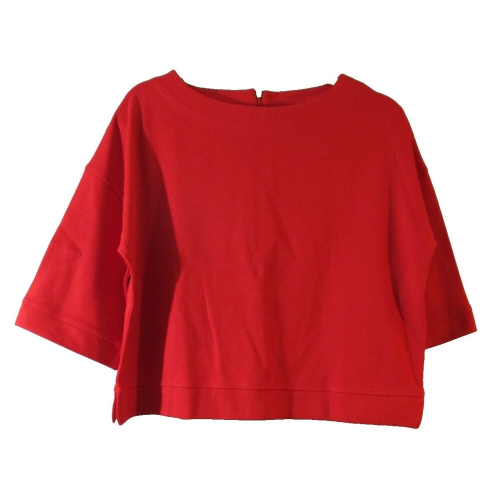 Vineyard Vines Women’s Red Crop Top XS NWT Short Sleeve Casual Top